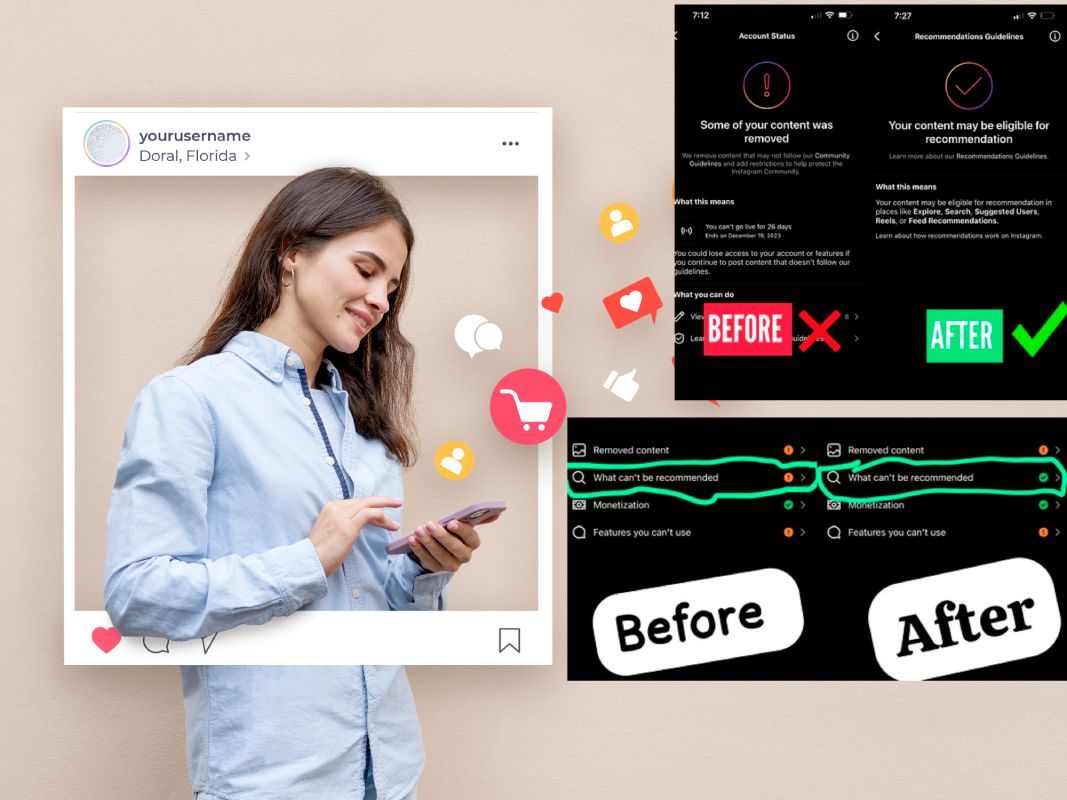 Your Instagram Potential: Resolve Shadowbans, and Account Issues Across Various Niches!