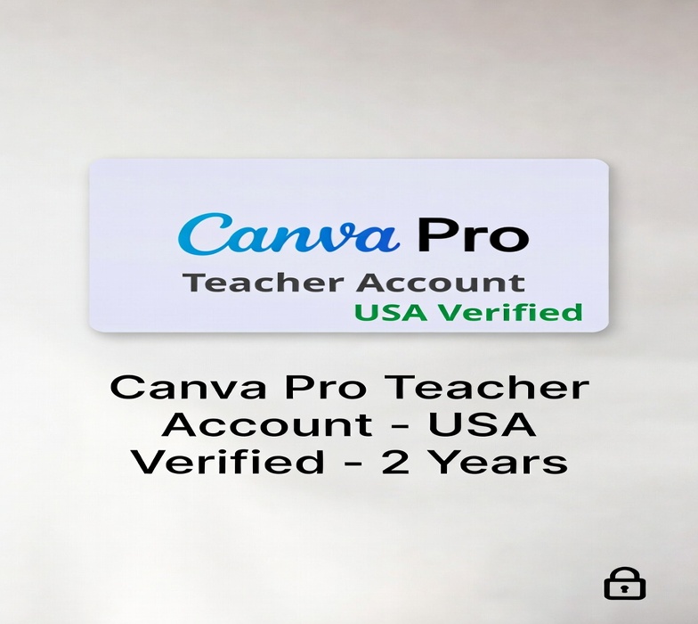 USA Verified Canva Pro Teacher Account 2 Years